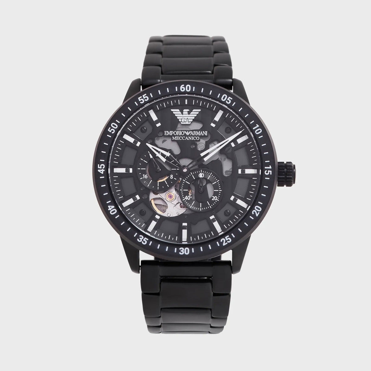 Emporio Armani Mens Diver Watch Ar60054 Stainless Steel