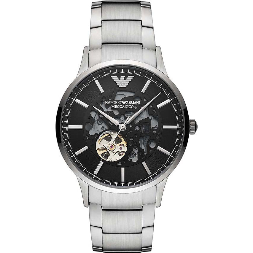 Emporio Armani Mens Diver Watch Ar60055 Stainless Steel