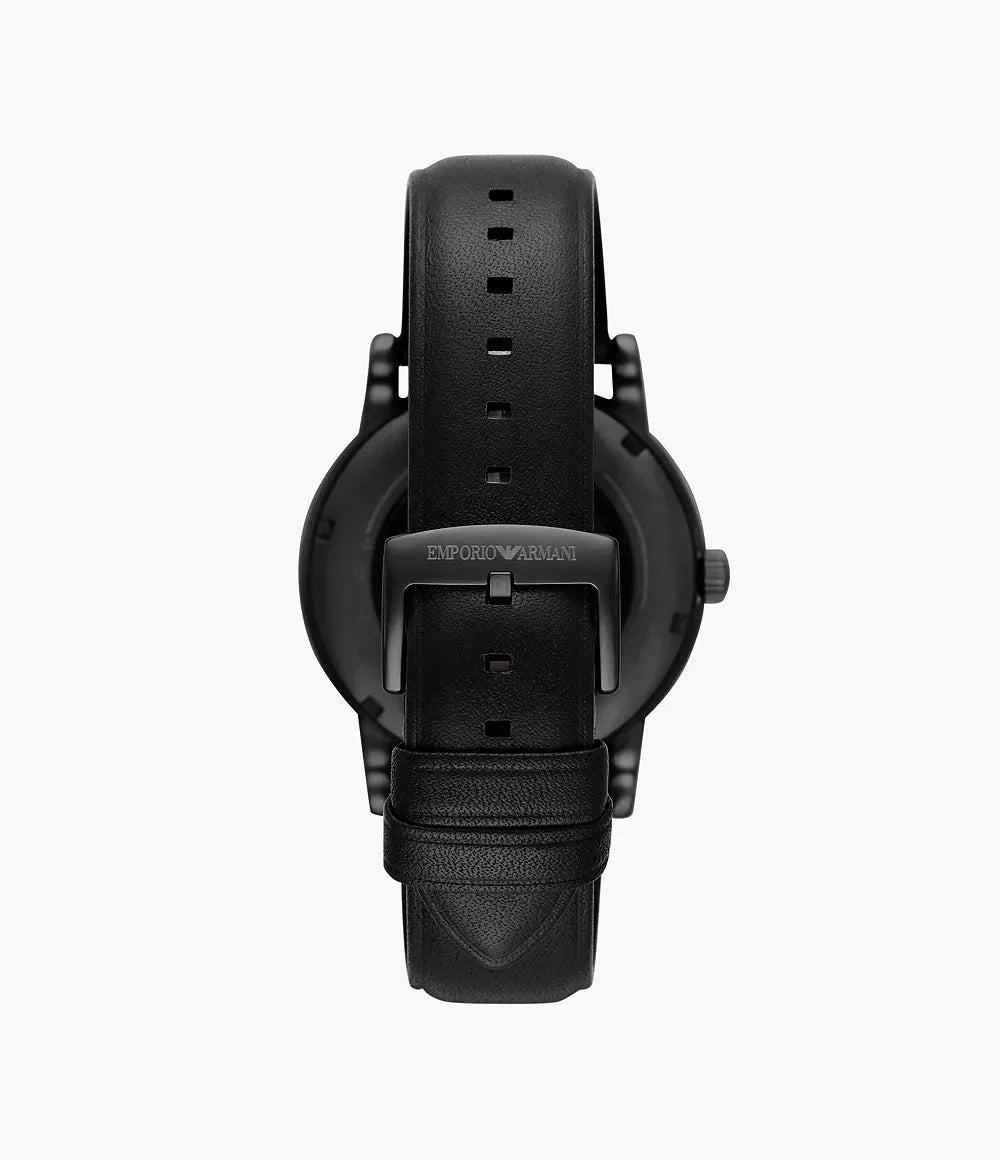 Emporio Armani Ar60012 Mens Meccanico Watch Leather