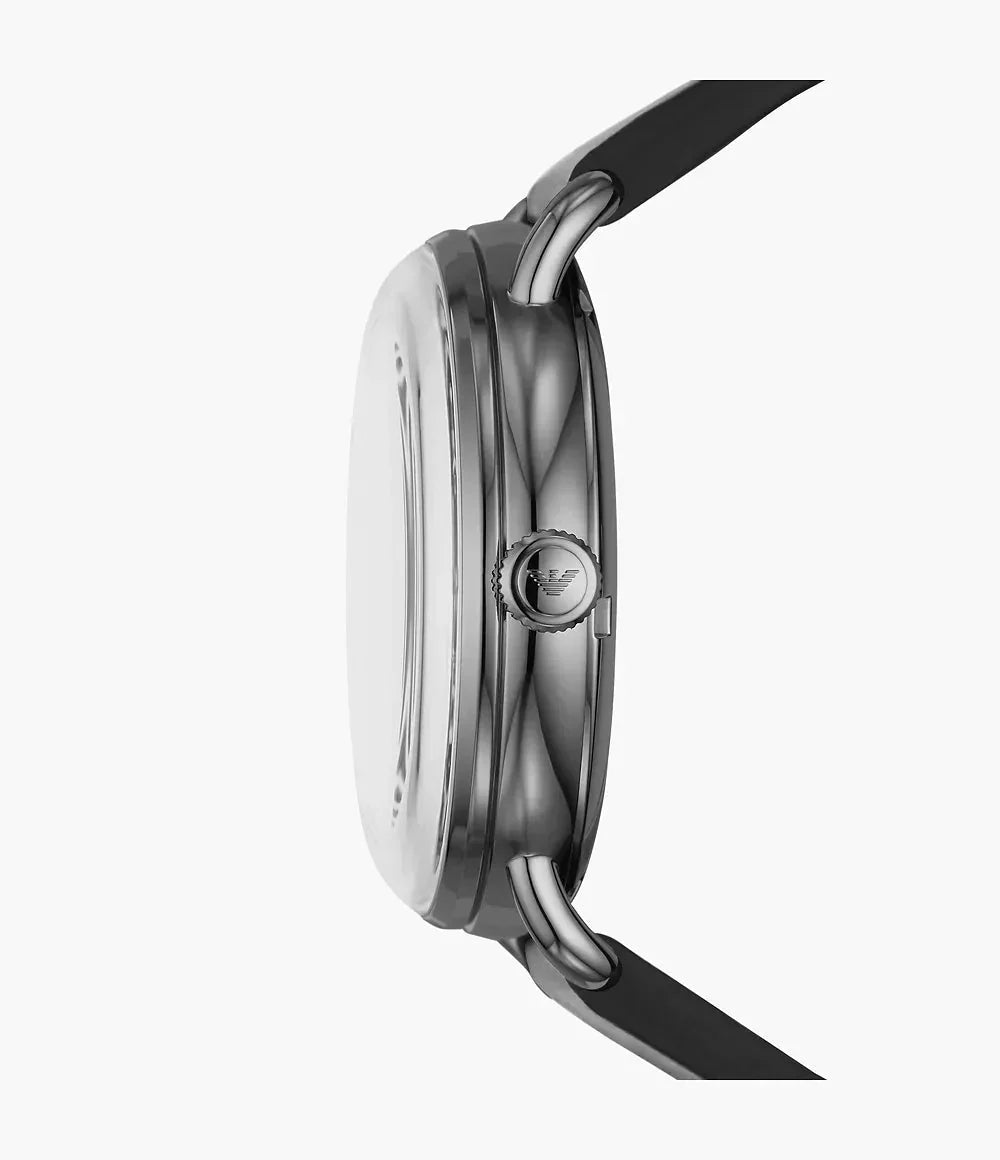 Emporio Armani Ar60026 Mens Meccanico Watch Leather