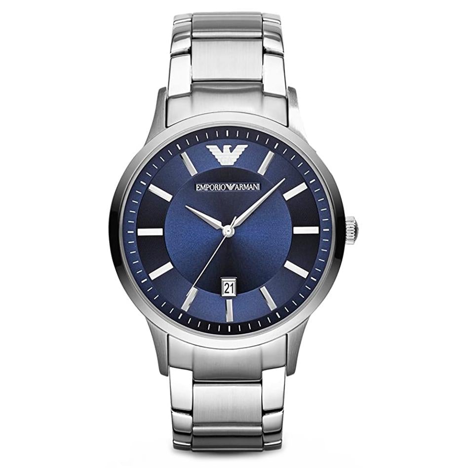 Emporio Armani Ar2477 Men S Blue Watch Stainless Steel