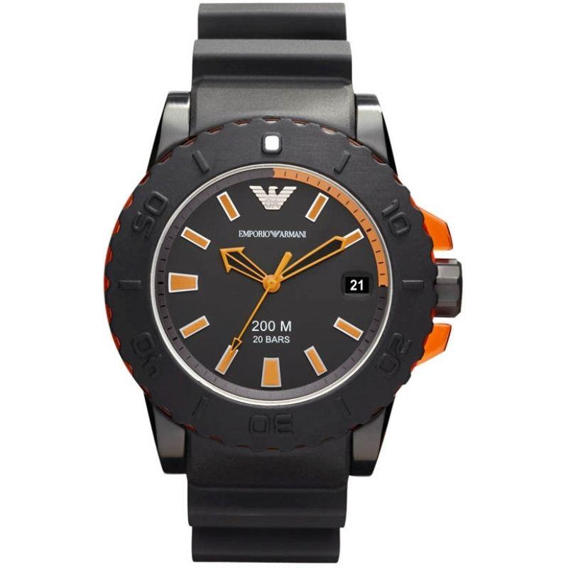 Emporio Armani Ar5969 Men S Sportivo Black Watch Black Dial