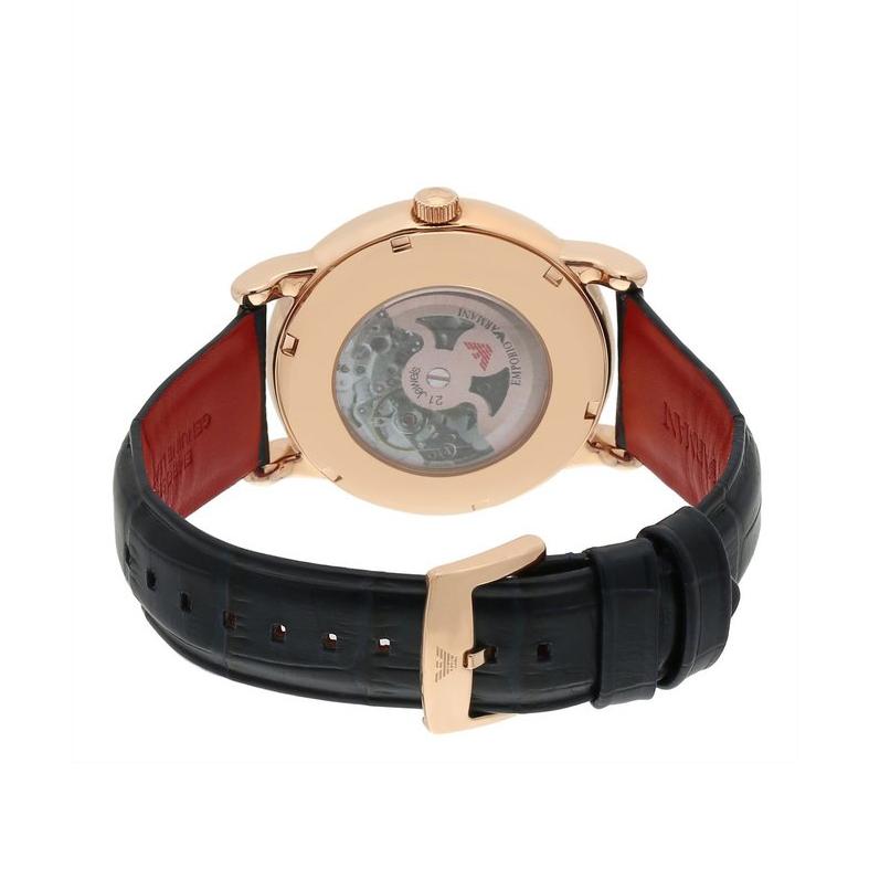Emporio Armani Ar60009 Men S Navy Blue Watch Leather