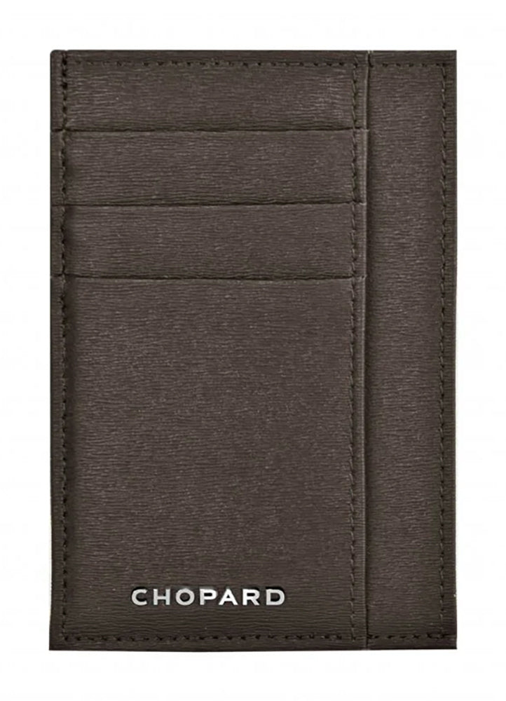 Chopard Classic Brown Leather Unisex Large Card Holder 95012-0362
