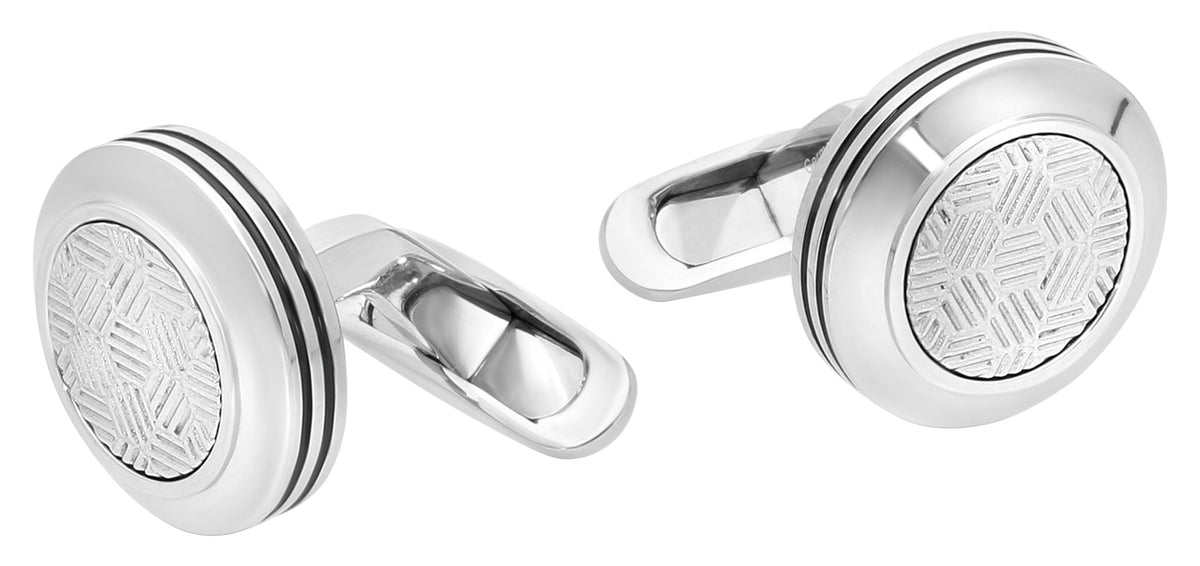Chopard Classic Palladium-Plated Steel Mens Cufflinks 95014-0046