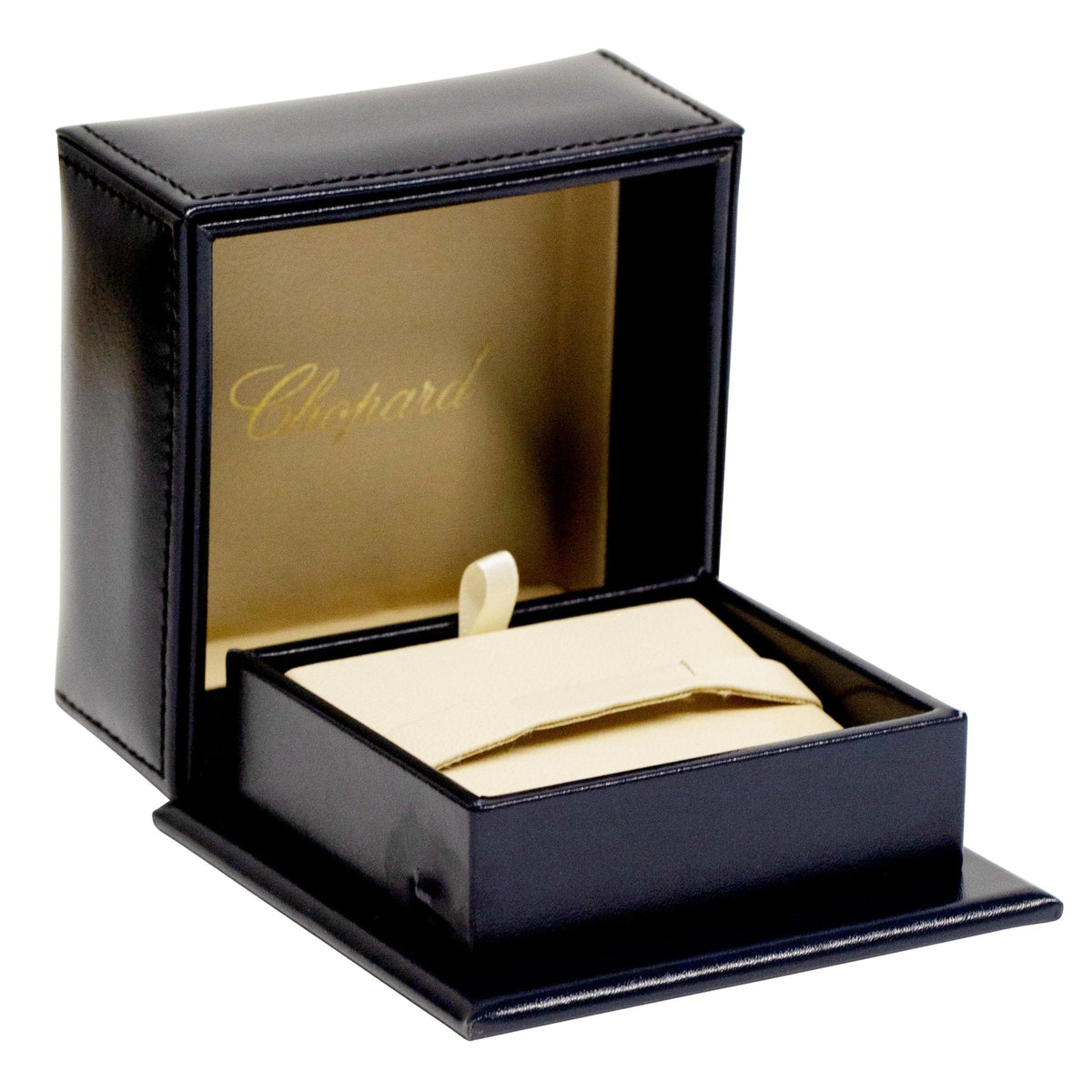 Chopard Classic Rose Gold PVD Steel & Black Lacquer Mens Cufflinks 95014-0081