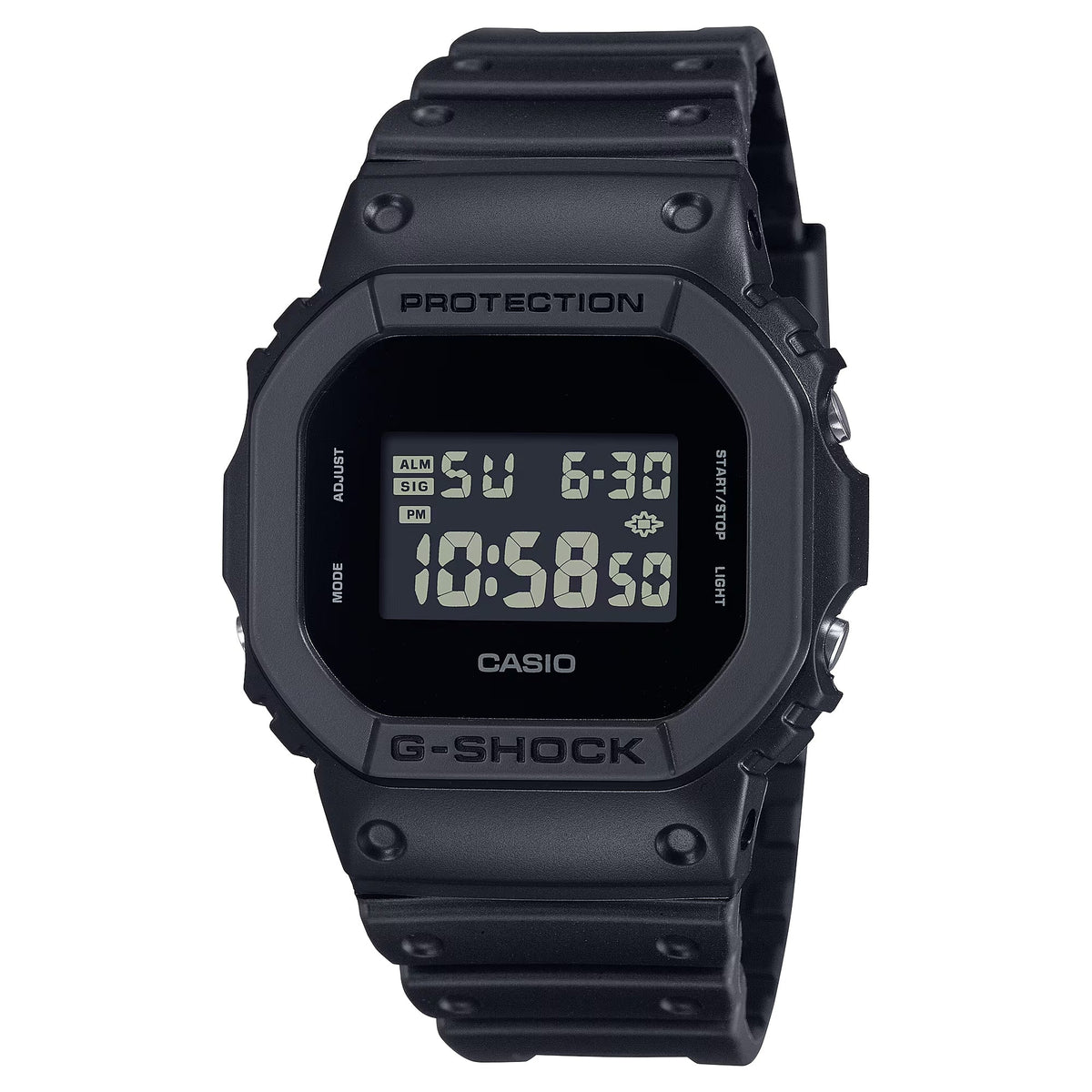 Casio Men's G-Shock Black Digital Classic Sports Wristwatch - DW-5600UBB-1CR