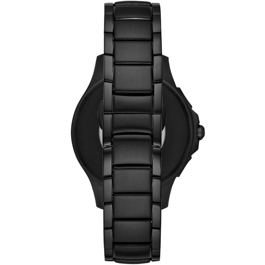 Emporio Armani Art5011 Men S Black Alberto Connected Gen 4 Smartwatch Stainless Steel
