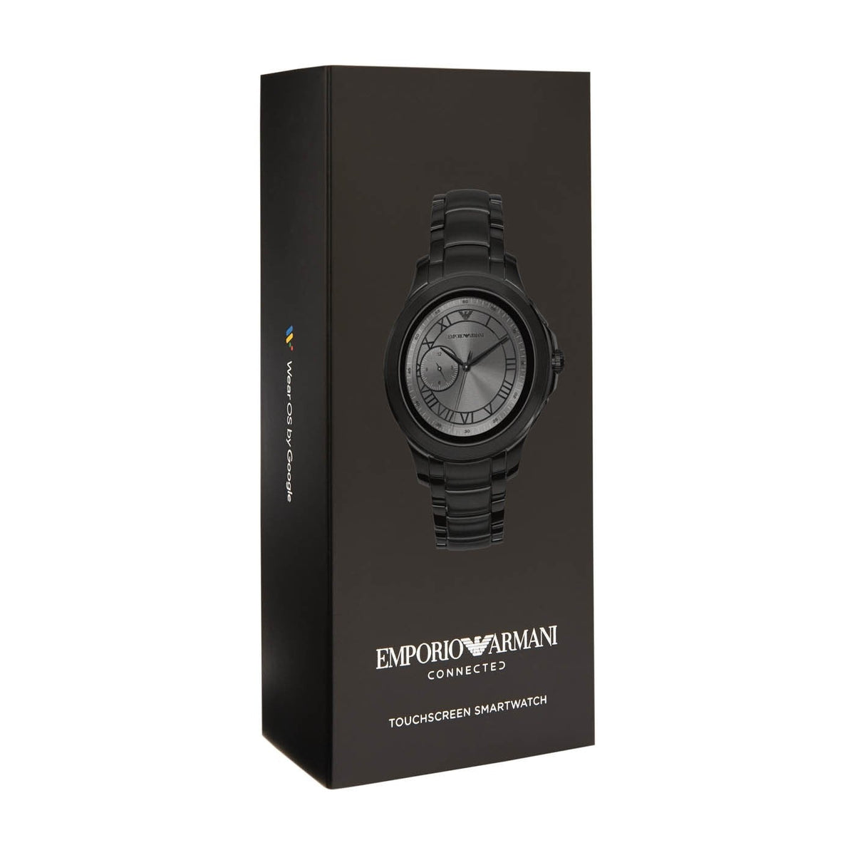 Emporio Armani Art5011 Men S Black Alberto Connected Gen 4 Smartwatch Stainless Steel