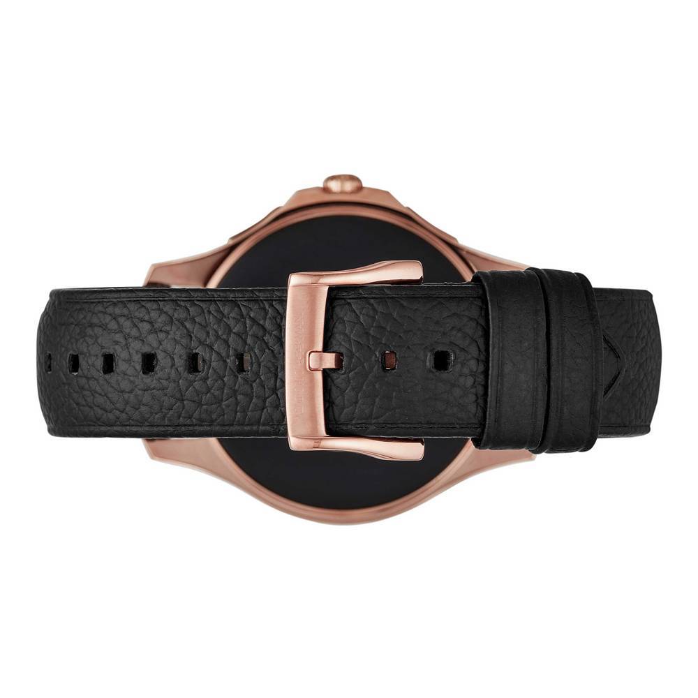 Emporio Armani Art5012 Men S Black Connected Gen 4 Smartwatch Leather