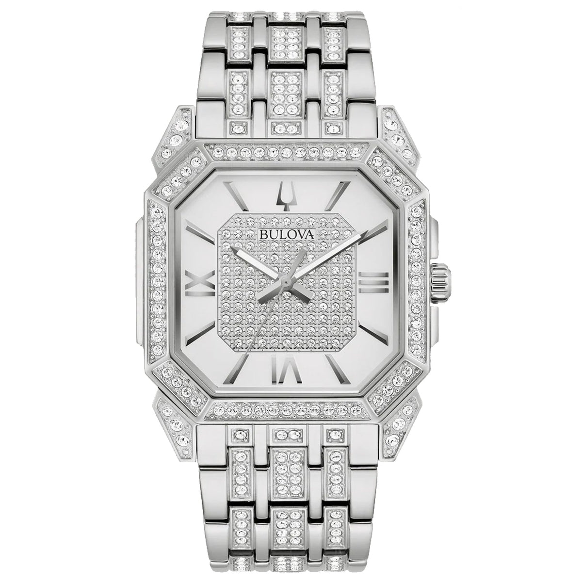 Bulova Men's Octava Silver Dial Watch - 96A285
