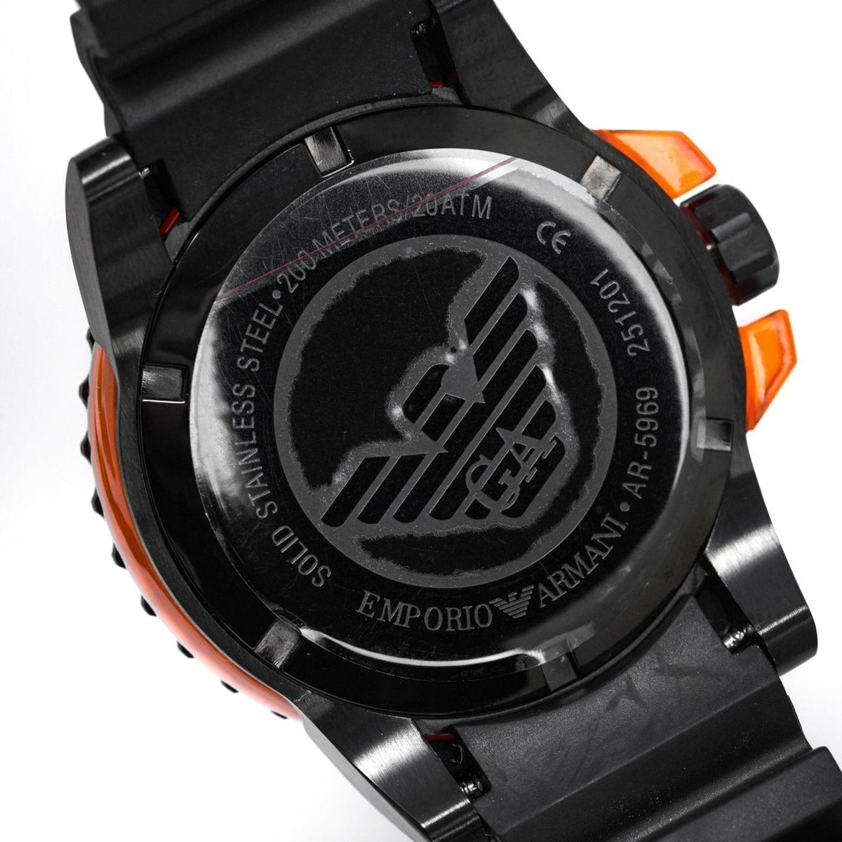 Emporio Armani Ar5969 Men S Sportivo Black Watch Black Dial