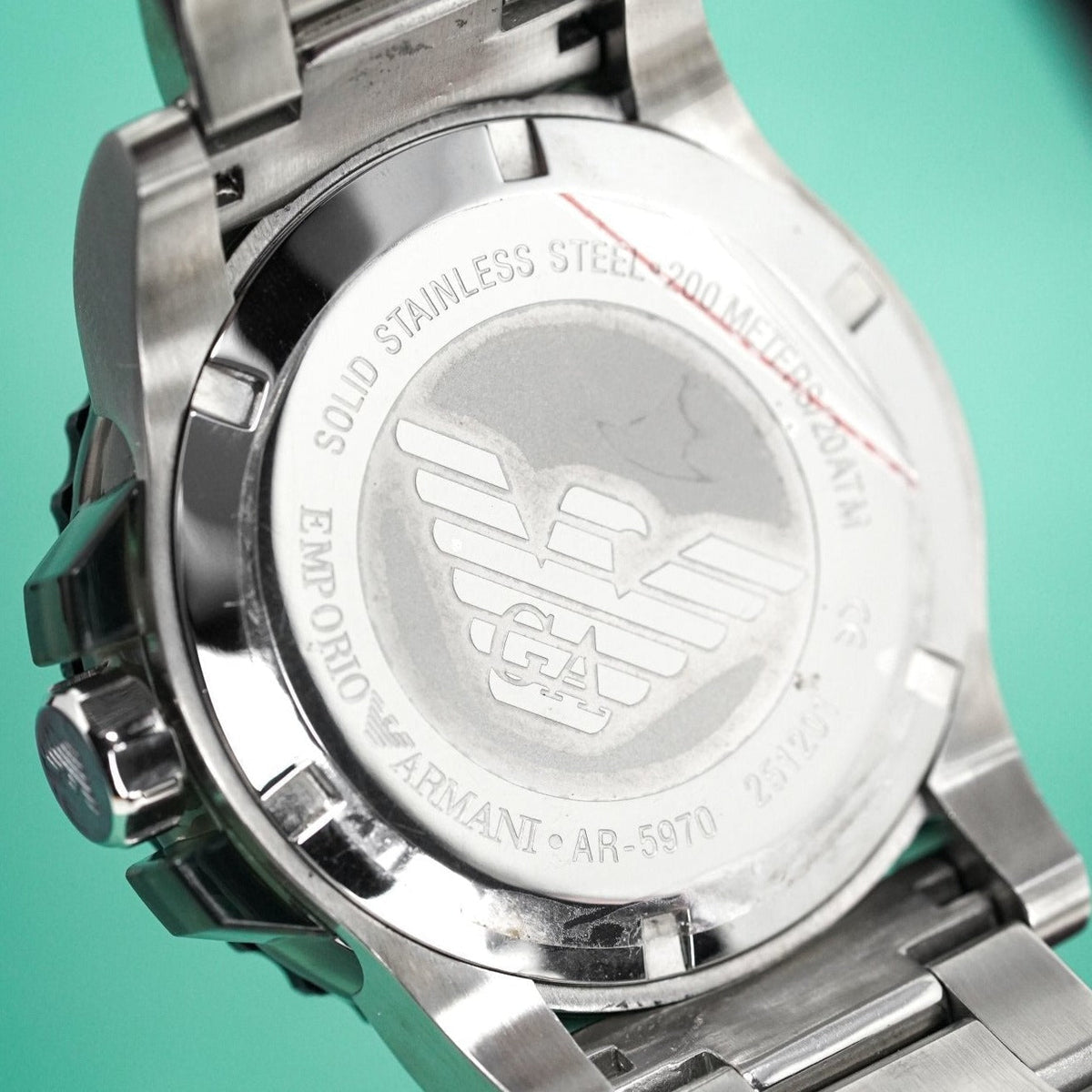 Emporio Armani Ar5970 Men S Sportivo Steel Watch Grey Dial