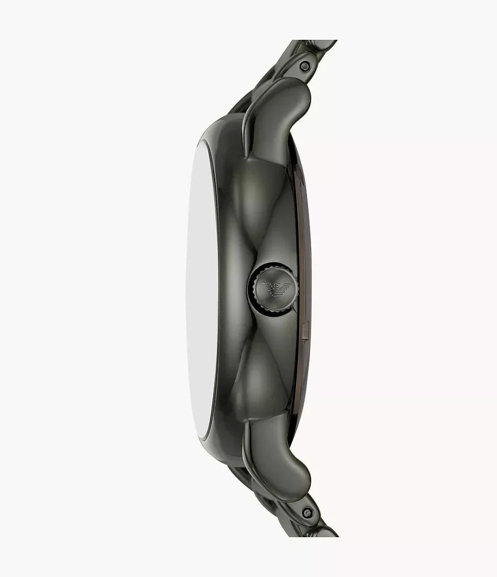 Emporio Armani Ar60029 Mens Meccanico Watch Stainless Steel