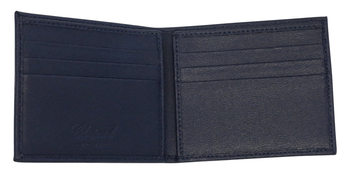 Chopard Classic Blue Leather Unisex Mini Wallet 95012-0353
