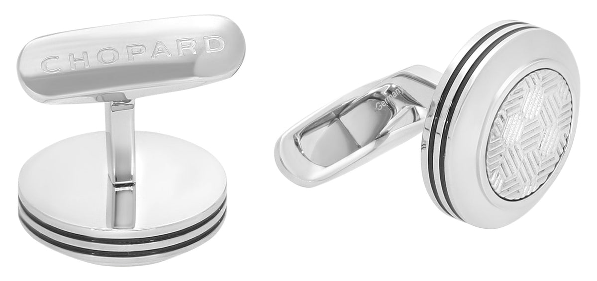 Chopard Classic Palladium-Plated Steel Mens Cufflinks 95014-0046