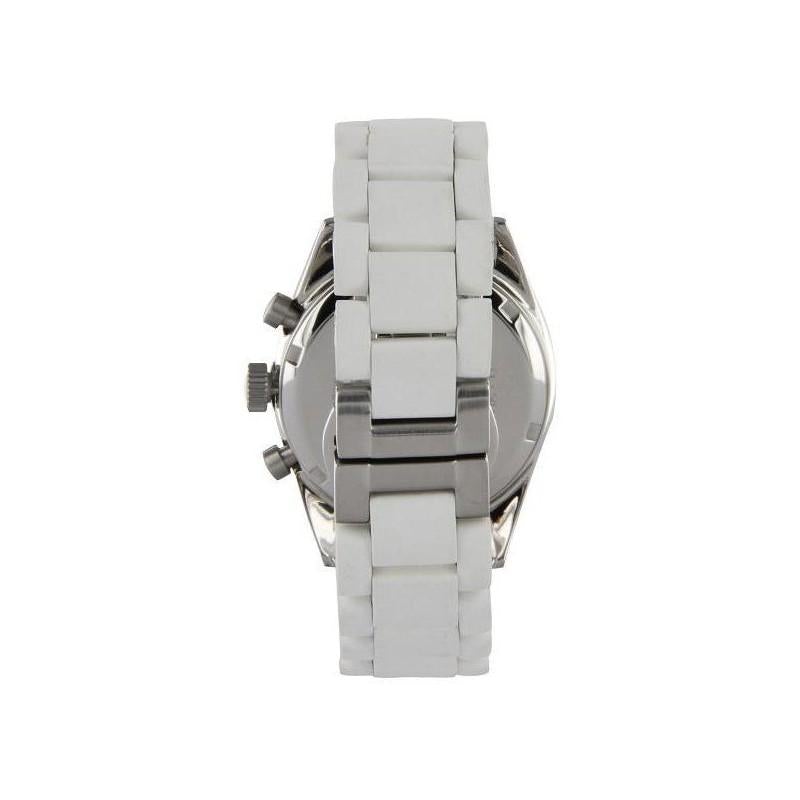 Emporio Armani Ar5867 Ladies White Chronograph Watch Ceramic