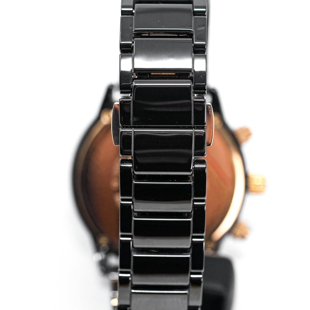 Emporio Armani Ar70002 Men S Mario Ceramic Chronograph Watch Black Dial