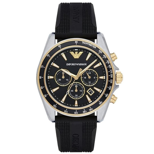Emporio Armani Ar80003 Men S Sport Chronograph Watch Black Dial