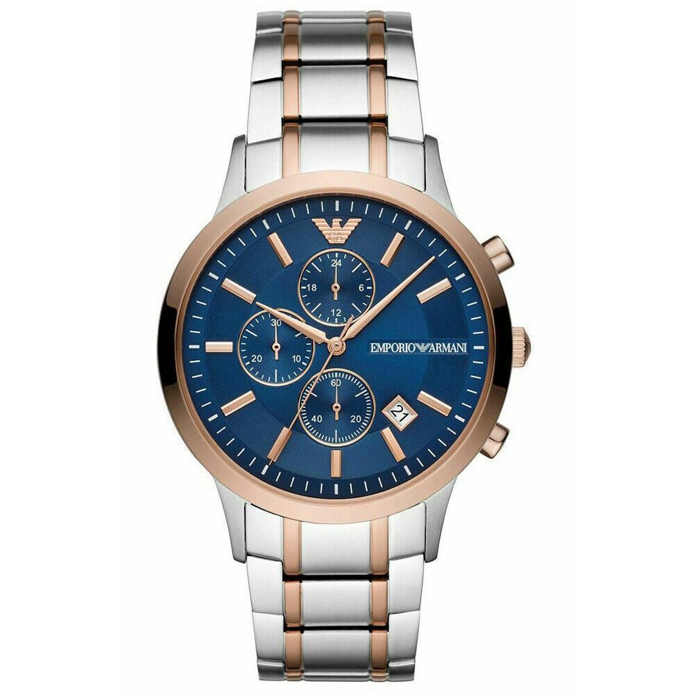 Emporio Armani Ar80025 Men S Rose Gold Watch Stainless Steel