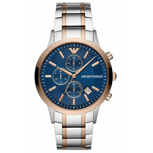Emporio Armani Ar80025 Men S Rose Gold Watch Stainless Steel