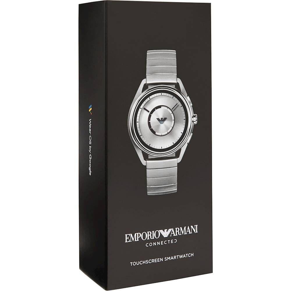 Emporio Armani Art5006 Men S Grey Connected Gen 4 Smartwatch Stainless Steel